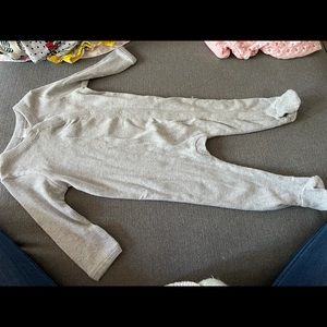 New, tags removed, never worn. Rubber gray Nordstrom footed sleeper. 6 months.